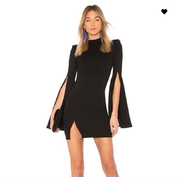 Women's Revolve x Michale Costello Black Mini Dress - Picture 1 of 3